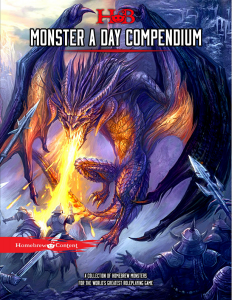 Monster a day compendium cover